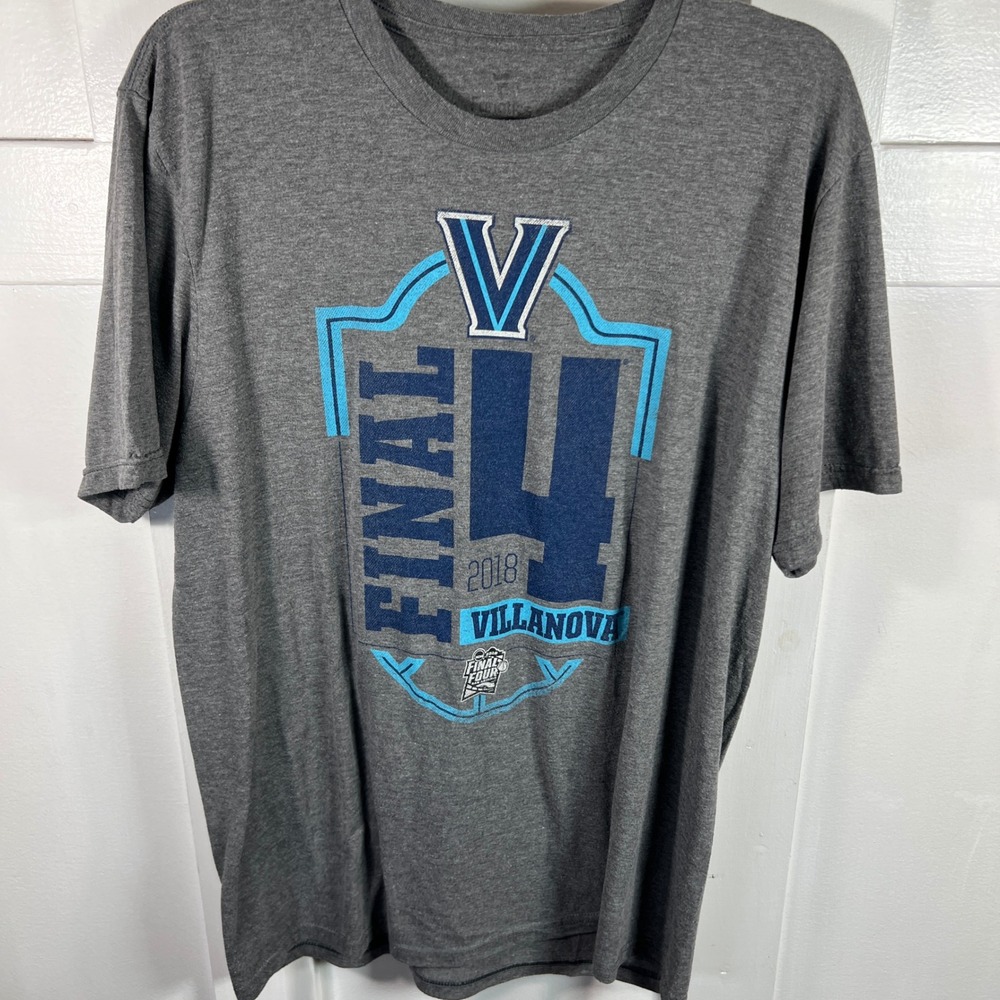 Fanatics Villanova Wildcats 2018 Final Four Mens T-Shirt Grey Size Large